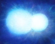 Hatalmas űrhóembert képez a két összeolvadó fehér törpe