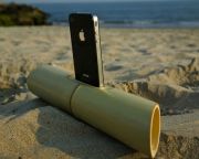 Iphone hangszóró bambuszból