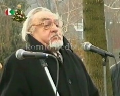 Székely kapu avató és átadó ünnepsége (Horváth Gyula, Dr. Tamás Attila, Páva Zoltán)