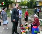Thürmer Gyula komlói látogatása