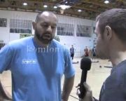 Újabb 2 pont megszerzésére készül a csapat (Ratko Djurkovic)